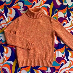 Vintage 90s peachy turtleneck